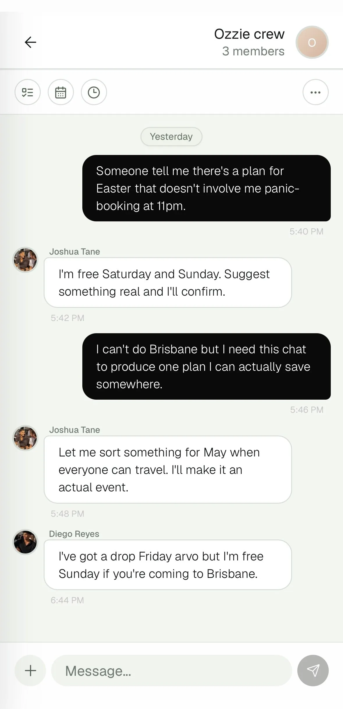 TOC — Chat with Friends