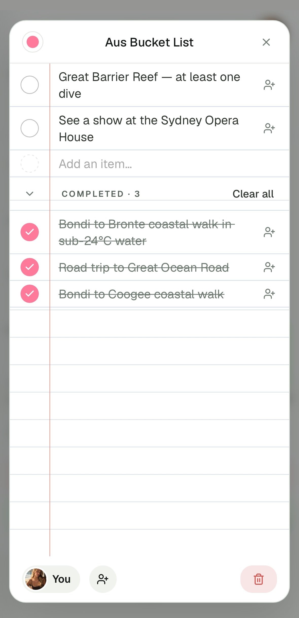 TOC — To Do Lists