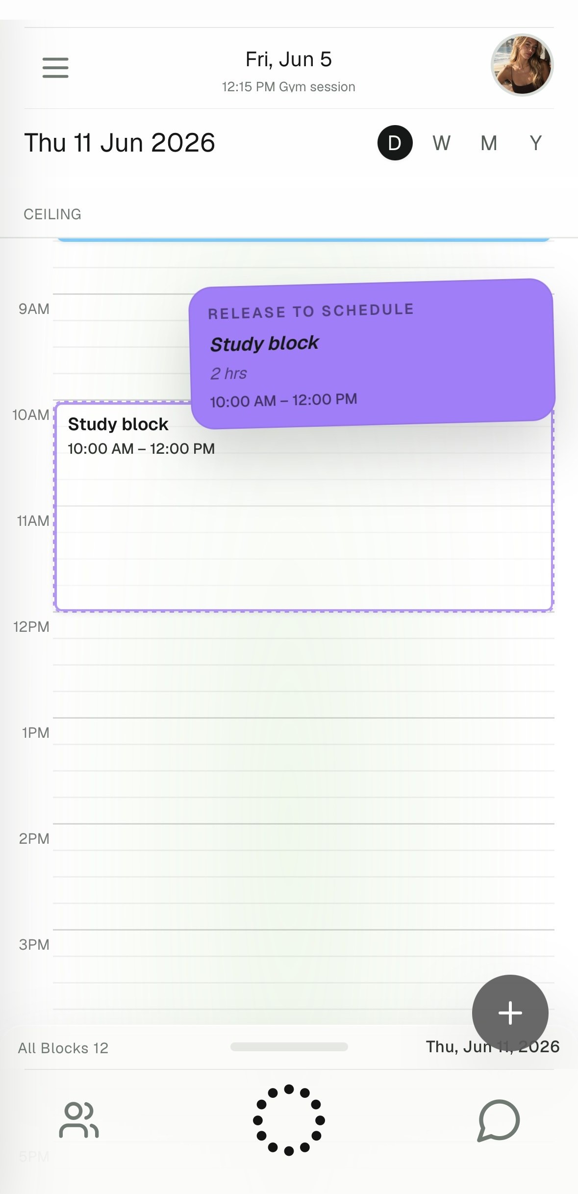 TOC — Preset Time Blocks